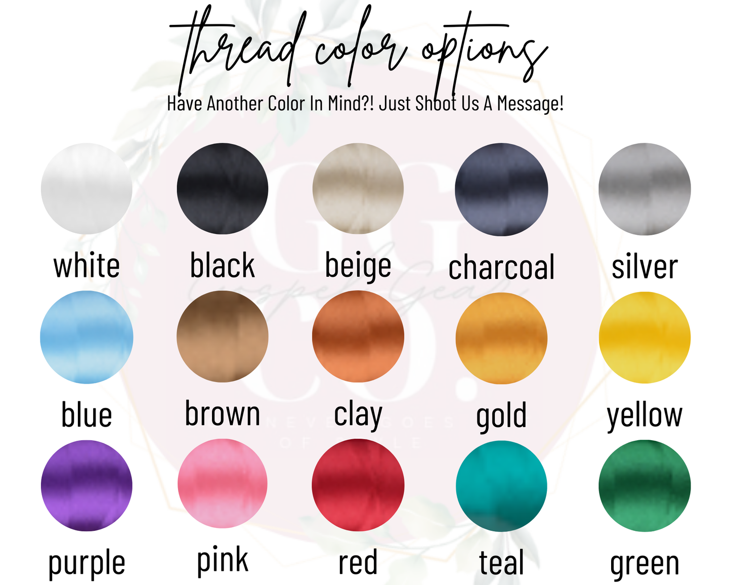 a color chart with different shades of different colors