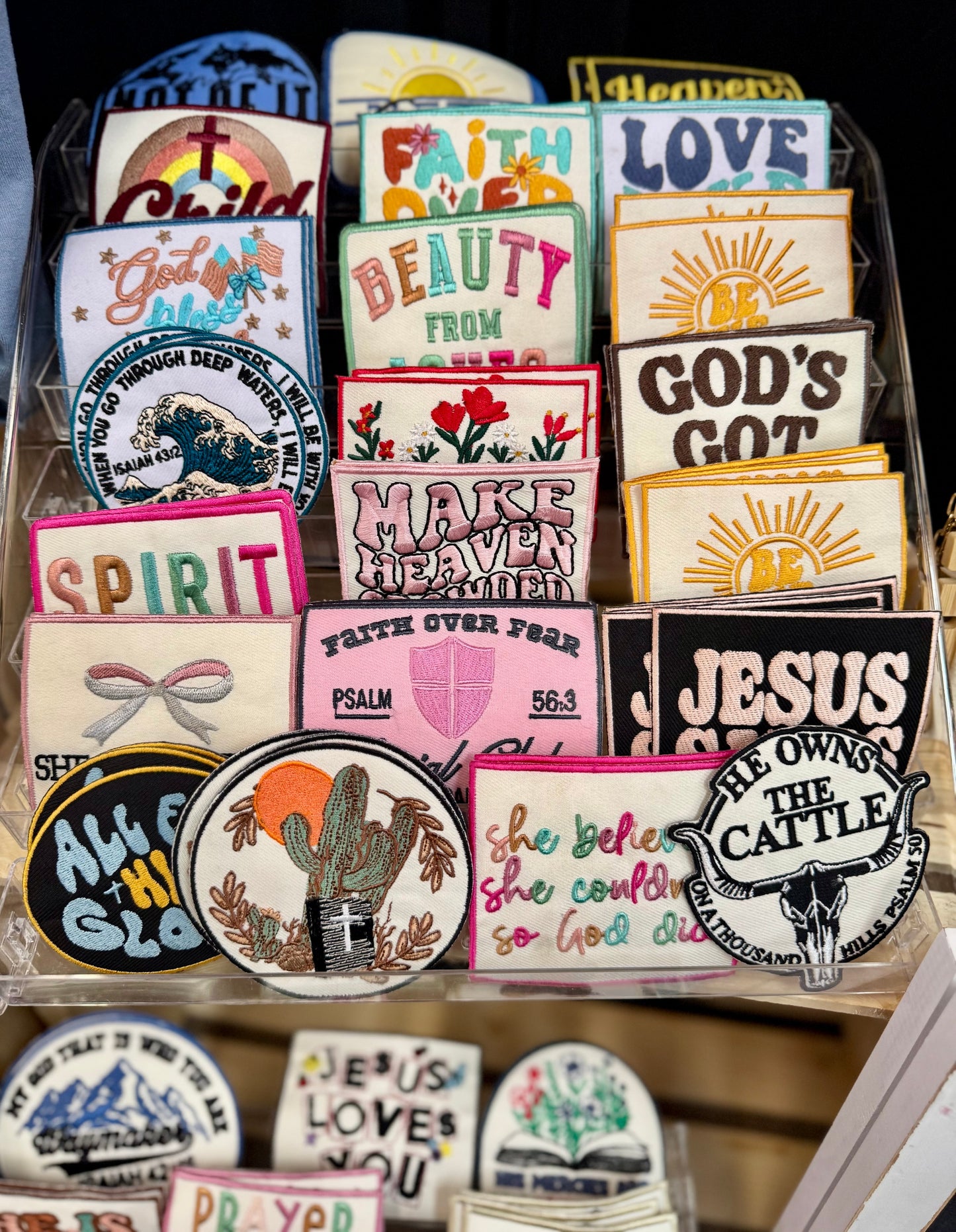 Mystery Faith Patch Bundle, Christian Hat Patch’s, Embroidered Patch’s, Trucker Hat Patch, Iron On, Trendy Hat Patch, Jesus Patch, Mystery