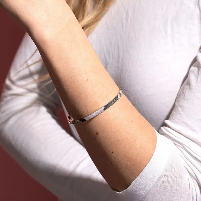 Hidden Message Bangle - Christian Jewelry - Christian Bracelet - Christian Gift