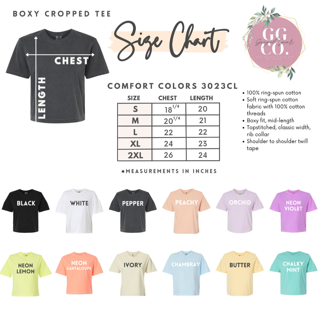 Bible Verse Flower Garden - Christian Shirt - Christian Apparel - Graphic Tee - Christian Gift (4-15)