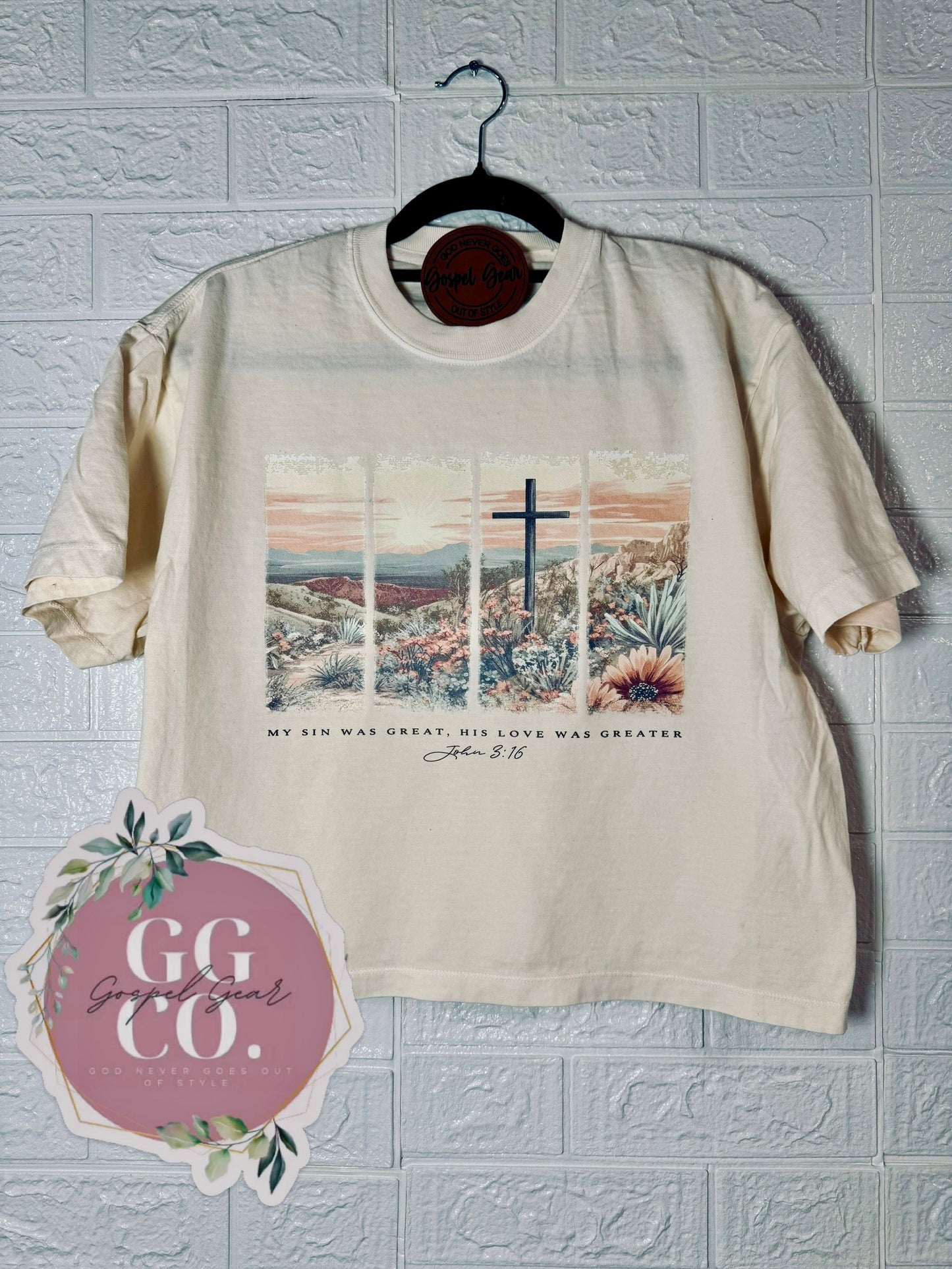 His Love Was Greater - Christian Shirt - Christian Apparel - Graphic Tee - Christian Gift