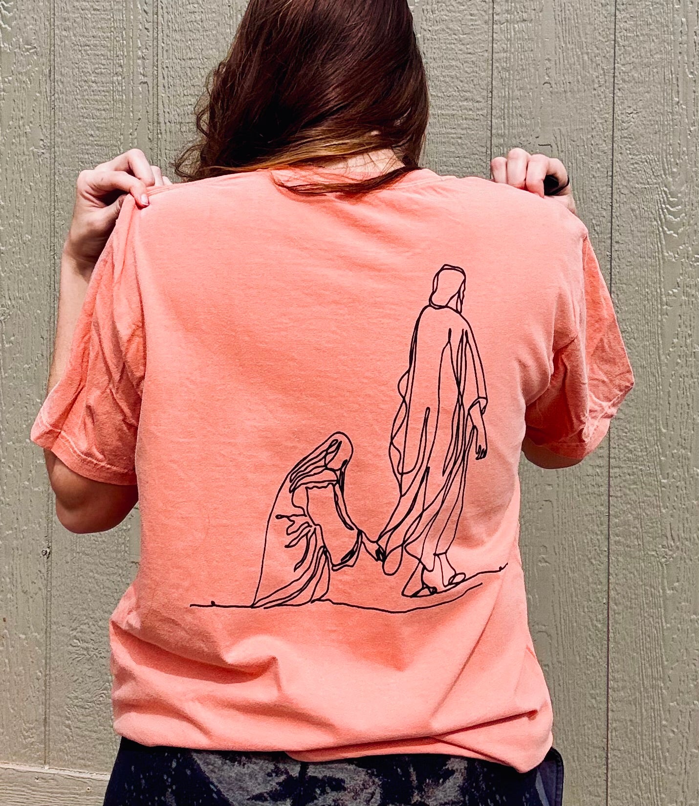 Hang By The Hem Of His Garment - Christian Shirt - Christian Apparel - Graphic Tee - Christian Gift (2-20)