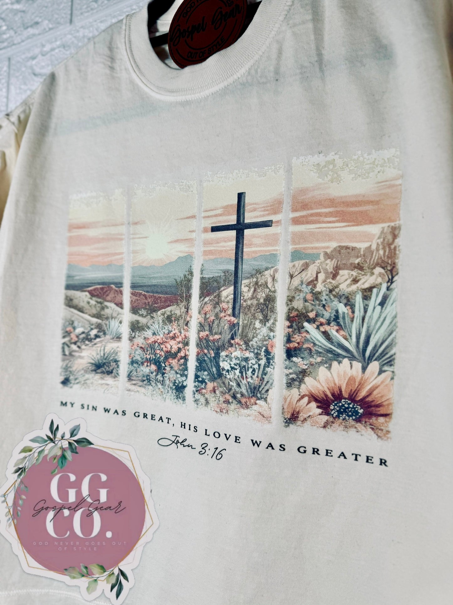 His Love Was Greater - Christian Shirt - Christian Apparel - Graphic Tee - Christian Gift