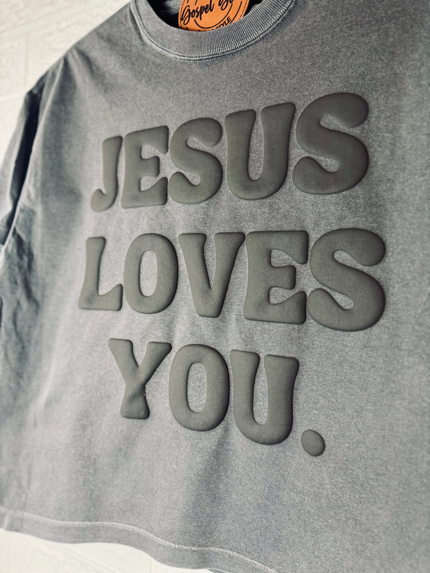 Jesus Loves You - Puff Print - Christian Shirt - Christian Apparel - Graphic Tee - Christian Gift