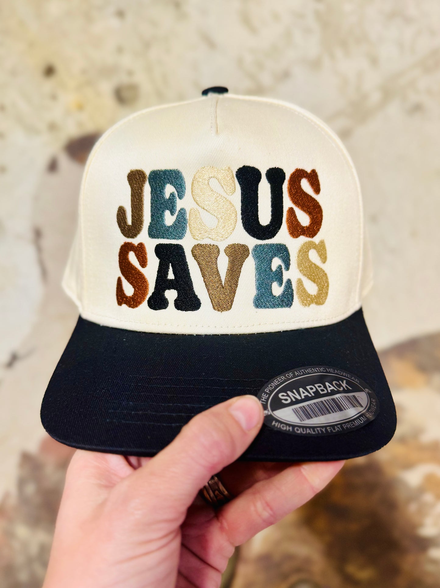 Jesus Saves Hat, Embroidered Hat, Embroidered Christian Hat, Christian Hat, Trendy Hat, Christian Gift, Embroidered