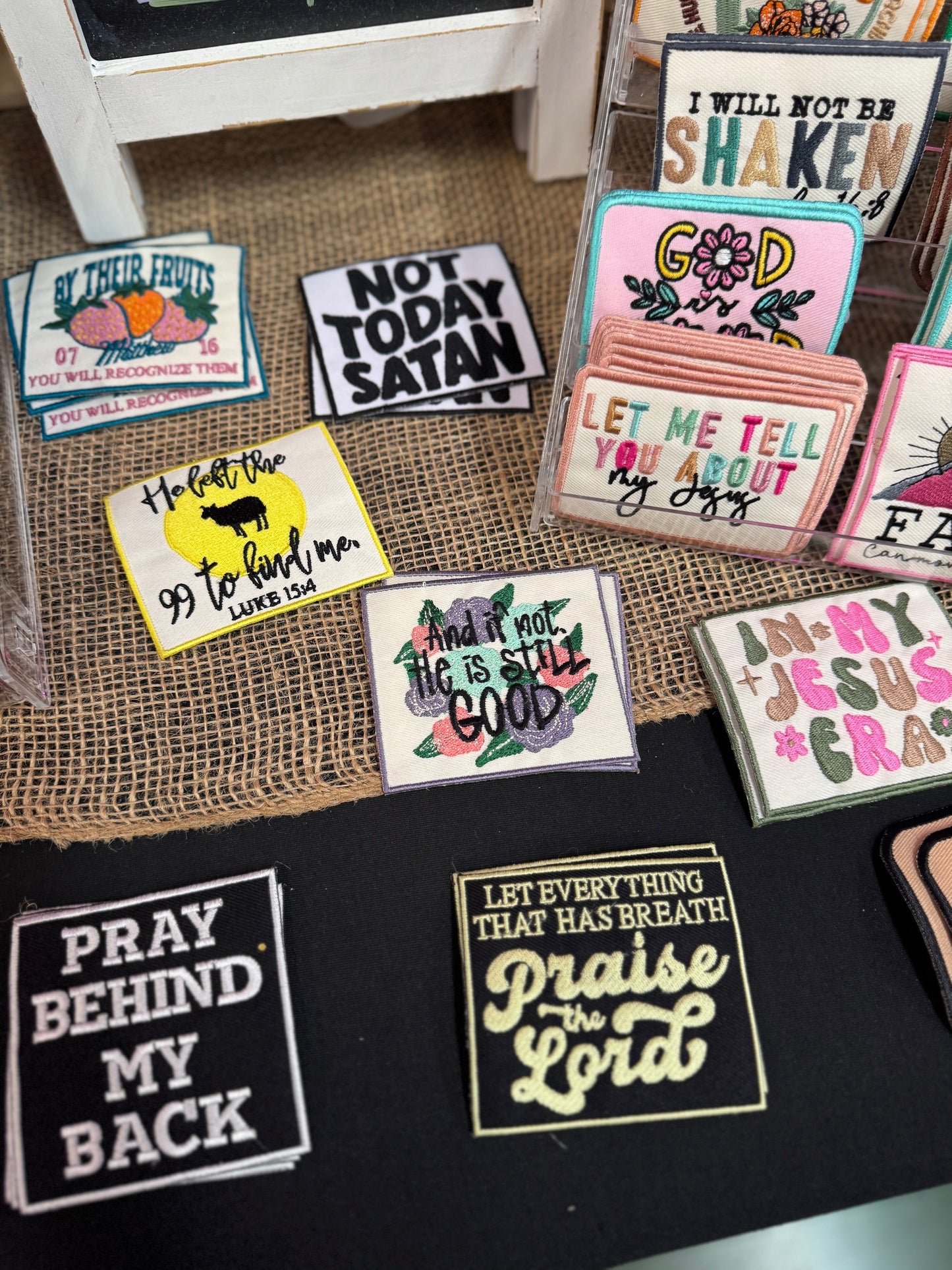 Mystery Faith Patch Bundle, Christian Hat Patch’s, Embroidered Patch’s, Trucker Hat Patch, Iron On, Trendy Hat Patch, Jesus Patch, Mystery