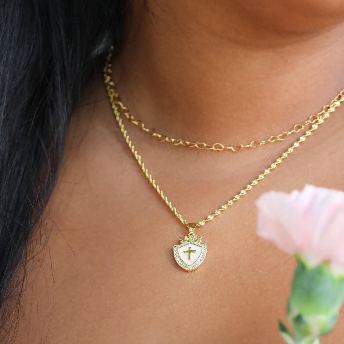 Shield Of Faith Eph 6:16 - Christian Necklace - Fine Jewelry - Christian Gift
