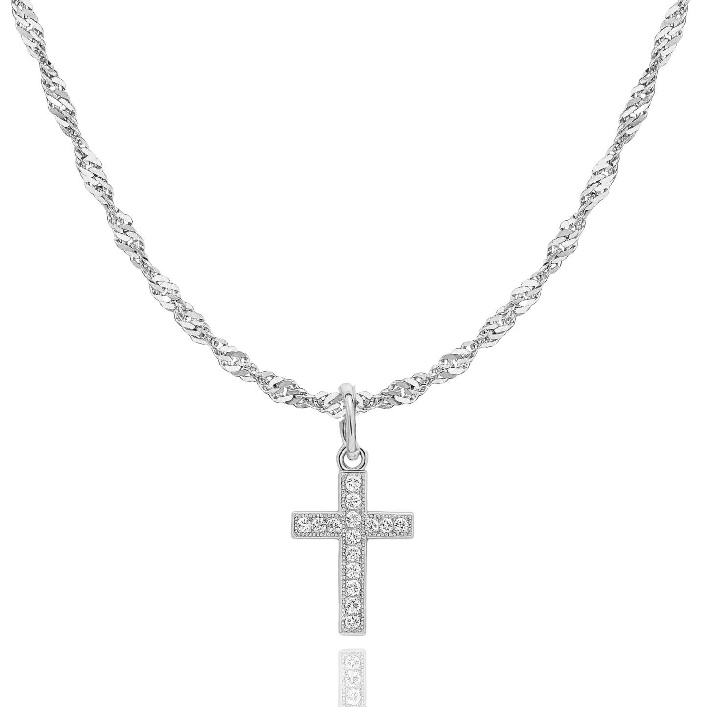 Beloved Cross Necklace - Christian Necklace - Fine Jewelry - Christian Gift