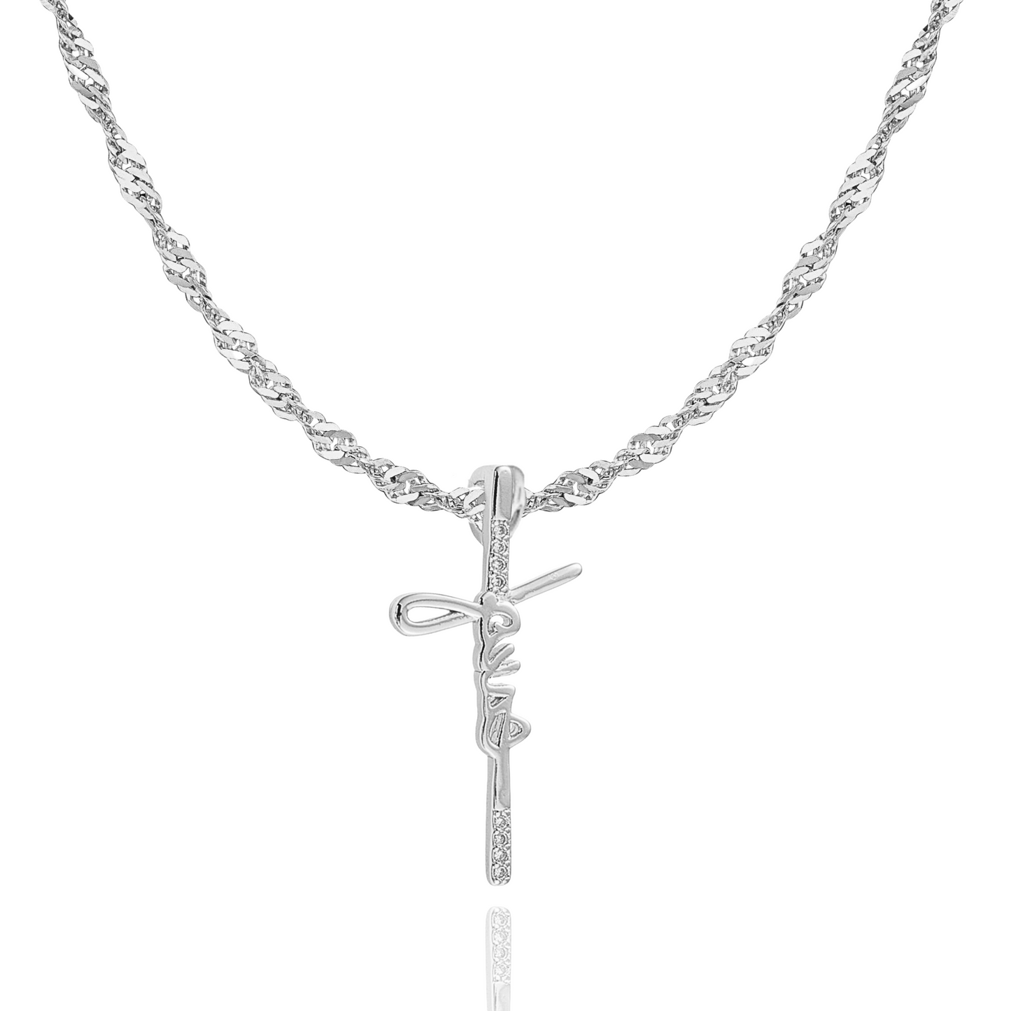His Love Necklace - Christian Necklace - Fine Jewelry - Christian Gift