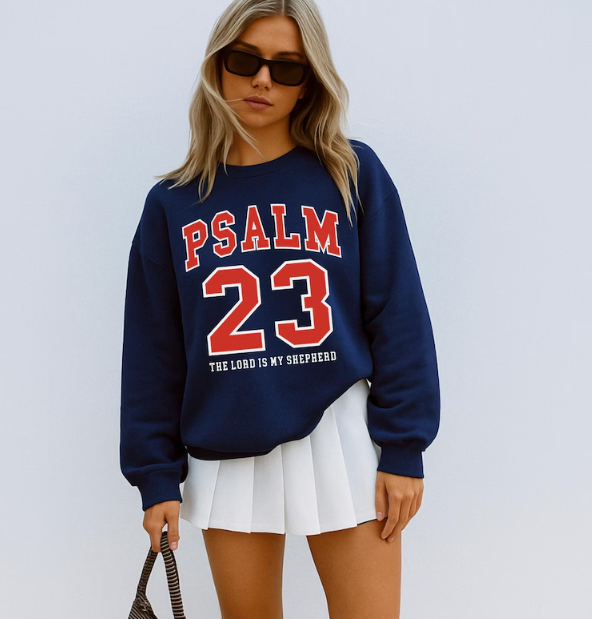 Psalm 23 - Christian Shirt - Christian Apparel - Graphic Tee - Christian Gift