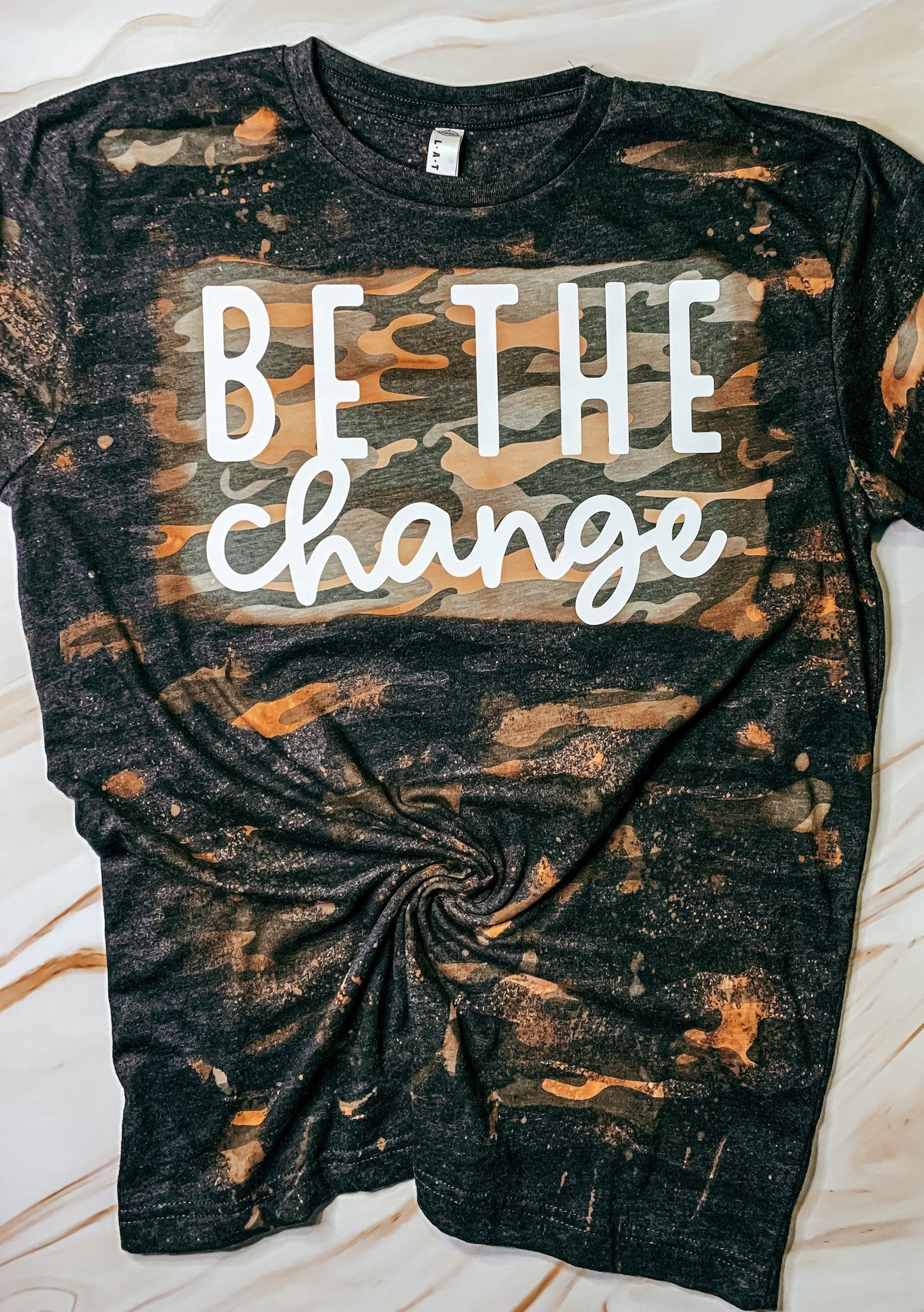 Christian Tee - Bleached Vintage Camo Tee (A6)