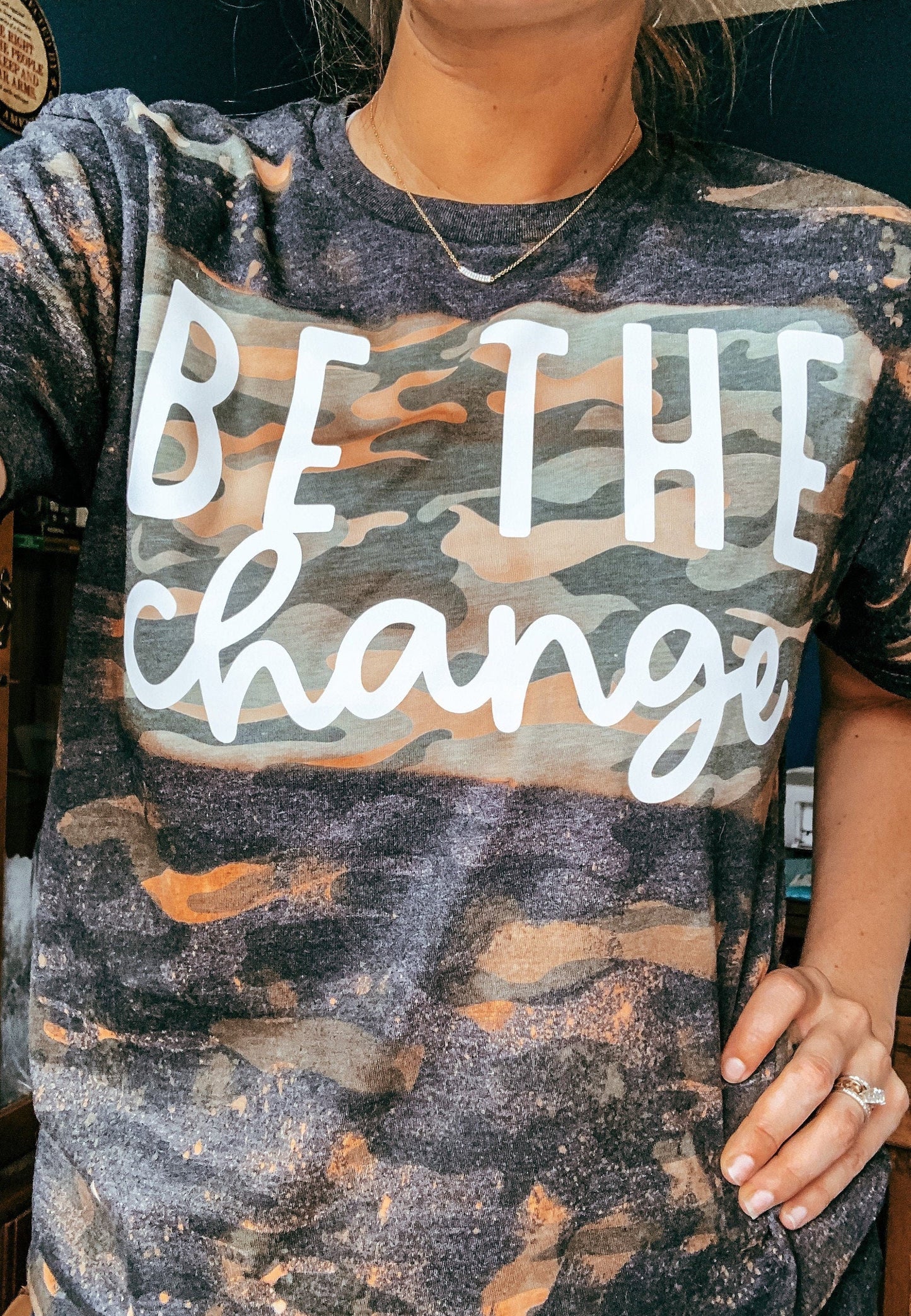 Christian Tee - Bleached Vintage Camo Tee (A6)