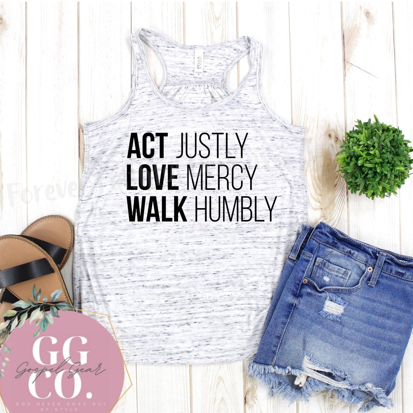 Christian Tee - ACT LOVE WALK - Bleached Christian Tee - Jesus Tee - Christian Apparel - Bleached Graphic Tee - Christian Giftshirt (11-4)