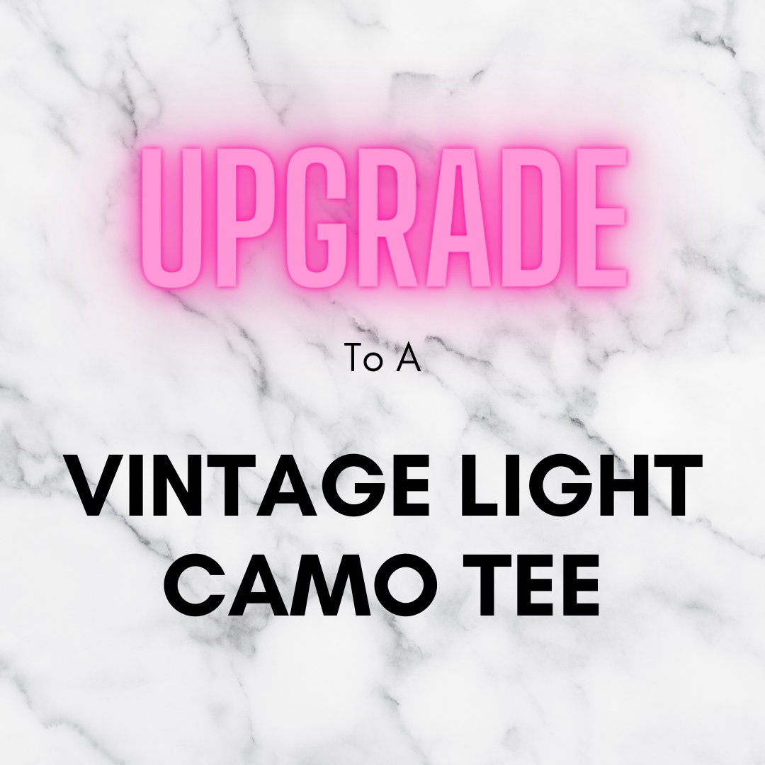 Upgrade To A Vintage Light Camo Tee