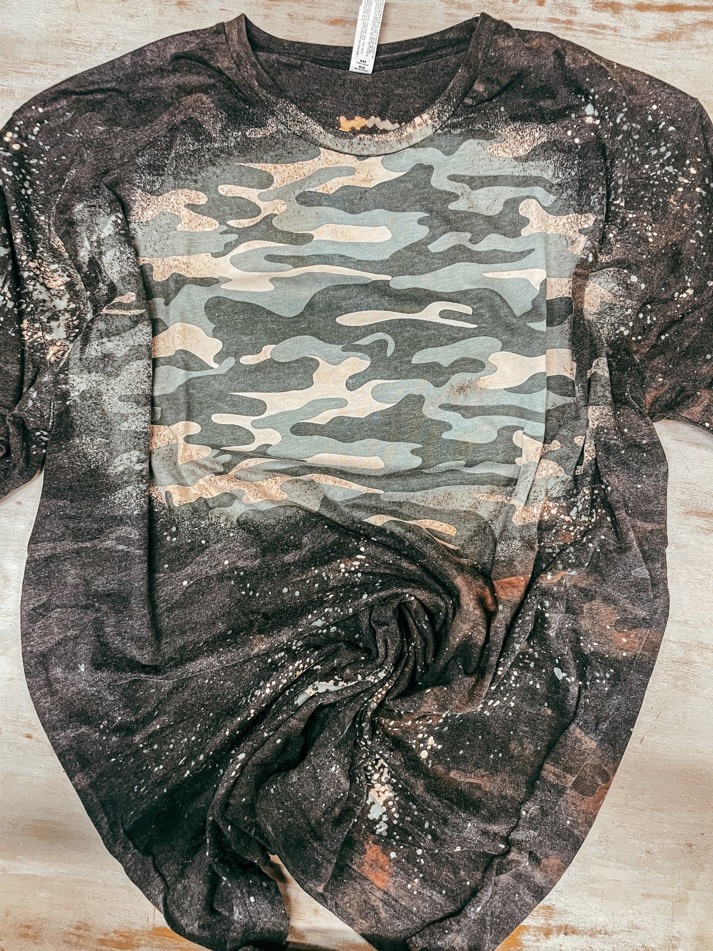 Upgrade To A Vintage Dark Camo Tee