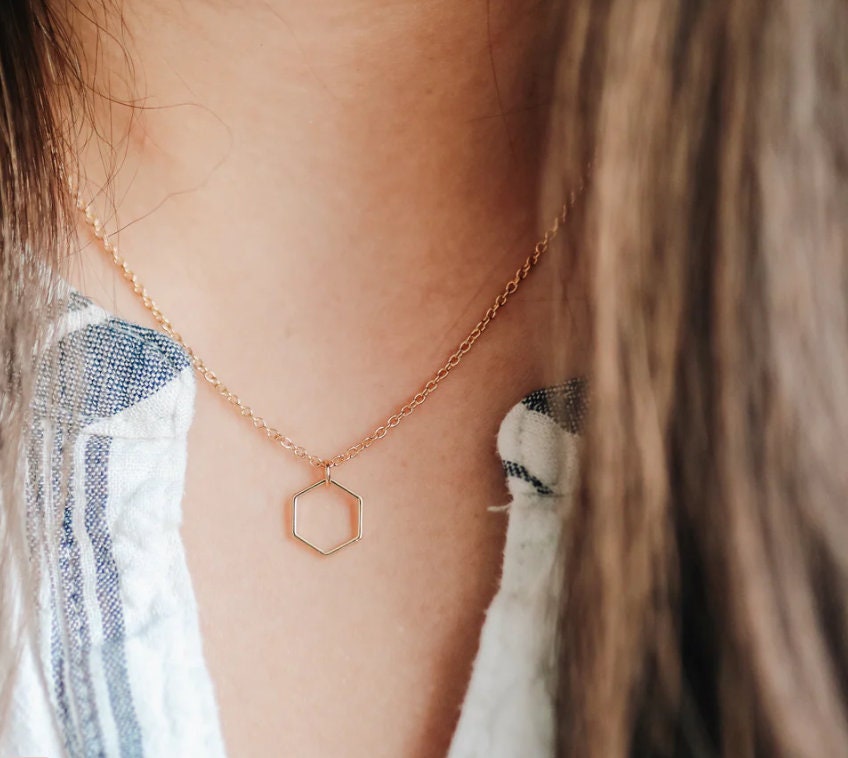 Christian Necklace - Never Alone Necklace - Christian Jewelry - Christian Gift - Christian Apparel - Necklace - 18k Gold Necklace