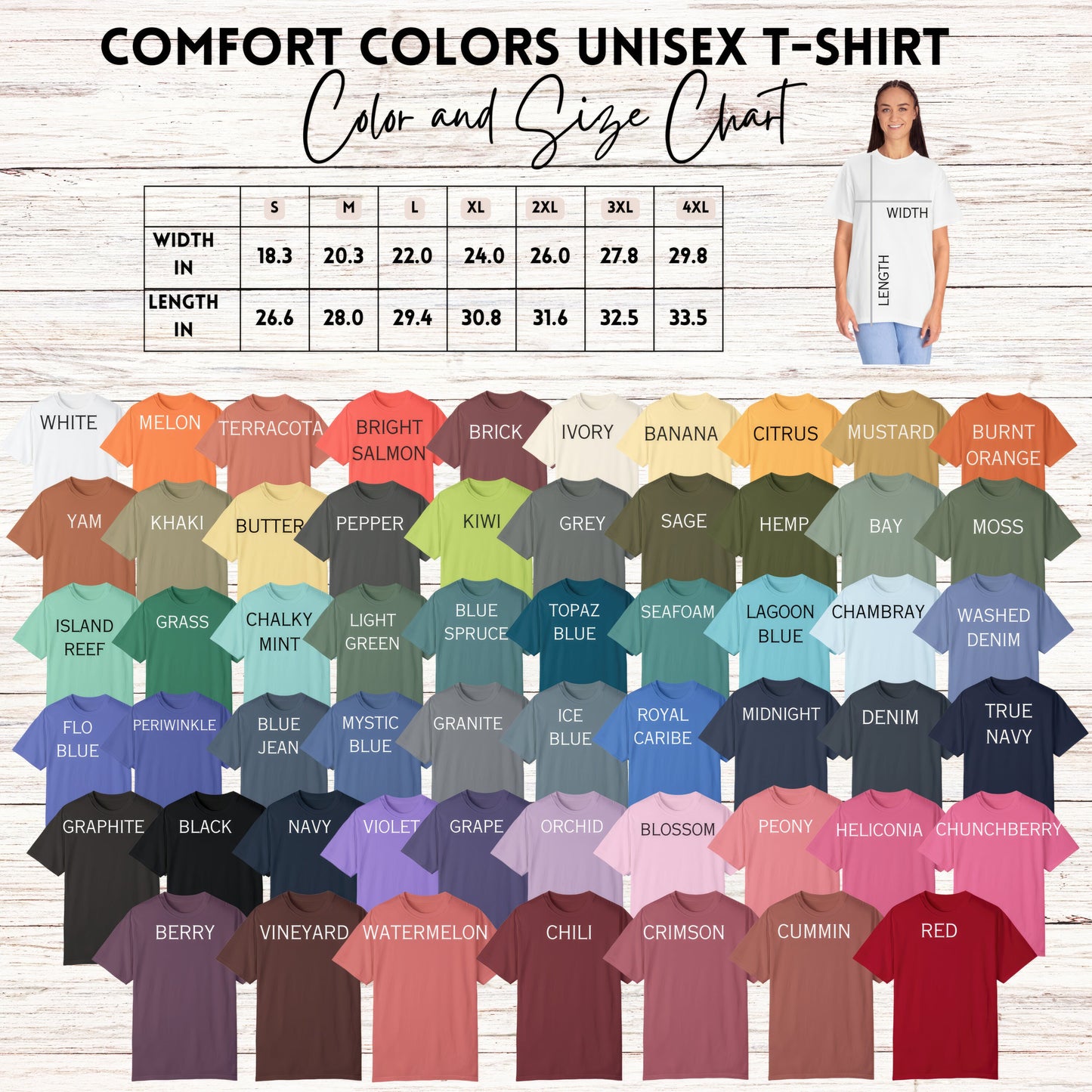 Upgrade To A Comfort Colors T-Shirt