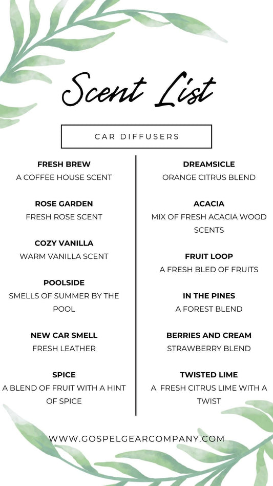 Car Diffuser | Air Freshener | Mustard Seed | Cute Car accessories for women | Car Freshies | Hanging Diffuser | Christian Gift | Luxury