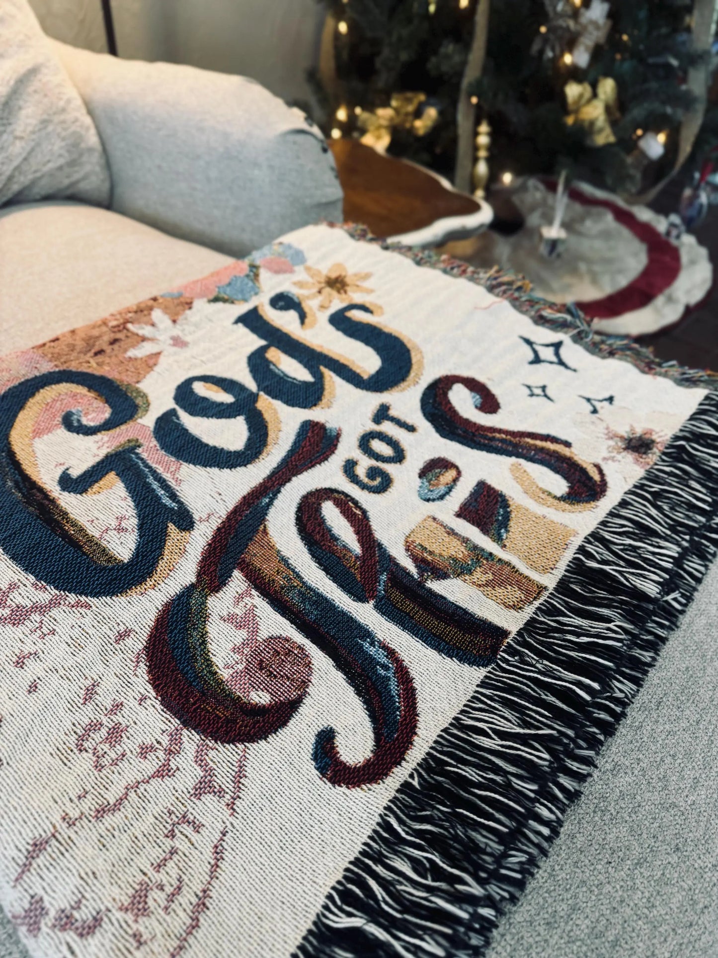 God Isn’t Finished With You Yet - Woven Blanket - Christian Blanket - Throw Blanket - God Blanket - Jesus Blanket - Christian Gift - Blanket