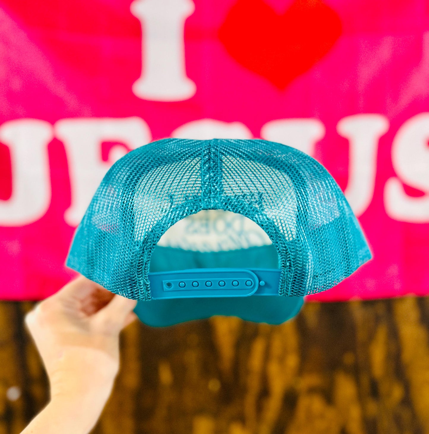 Christian Embroidered Trucker Hat, He Still Does Miracles Cursive Trucker Hat, Foam Mesh Cap, Jesus Trucker Hat, Trucker Hat, Christian Gift