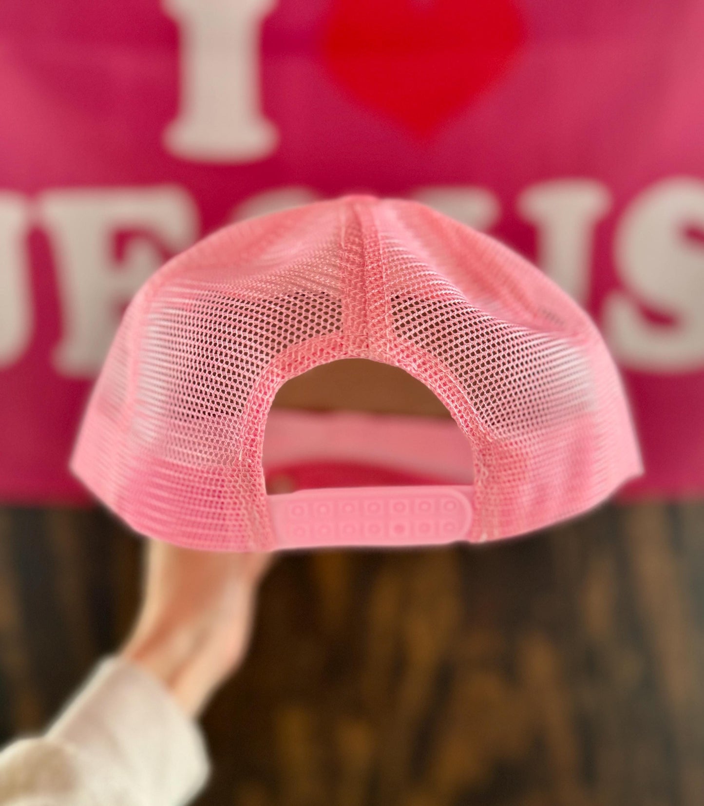 Christian Embroidered Trucker Hat, Just A Girl Who Loves Jesus Trucker Hat, Foam Mesh Cap, Jesus Trucker Hat, Trucker Hat, Christian Gift