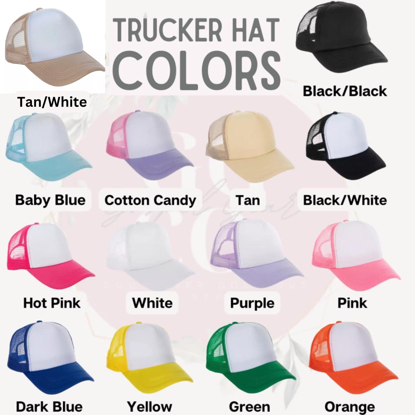 Christian Foam Trucker Hat, He Owns The Cattle Trucker Hat, Embroidered Patch Hat, Trucker Hat, Patch Trucker Hat, Christian Gift, Hat