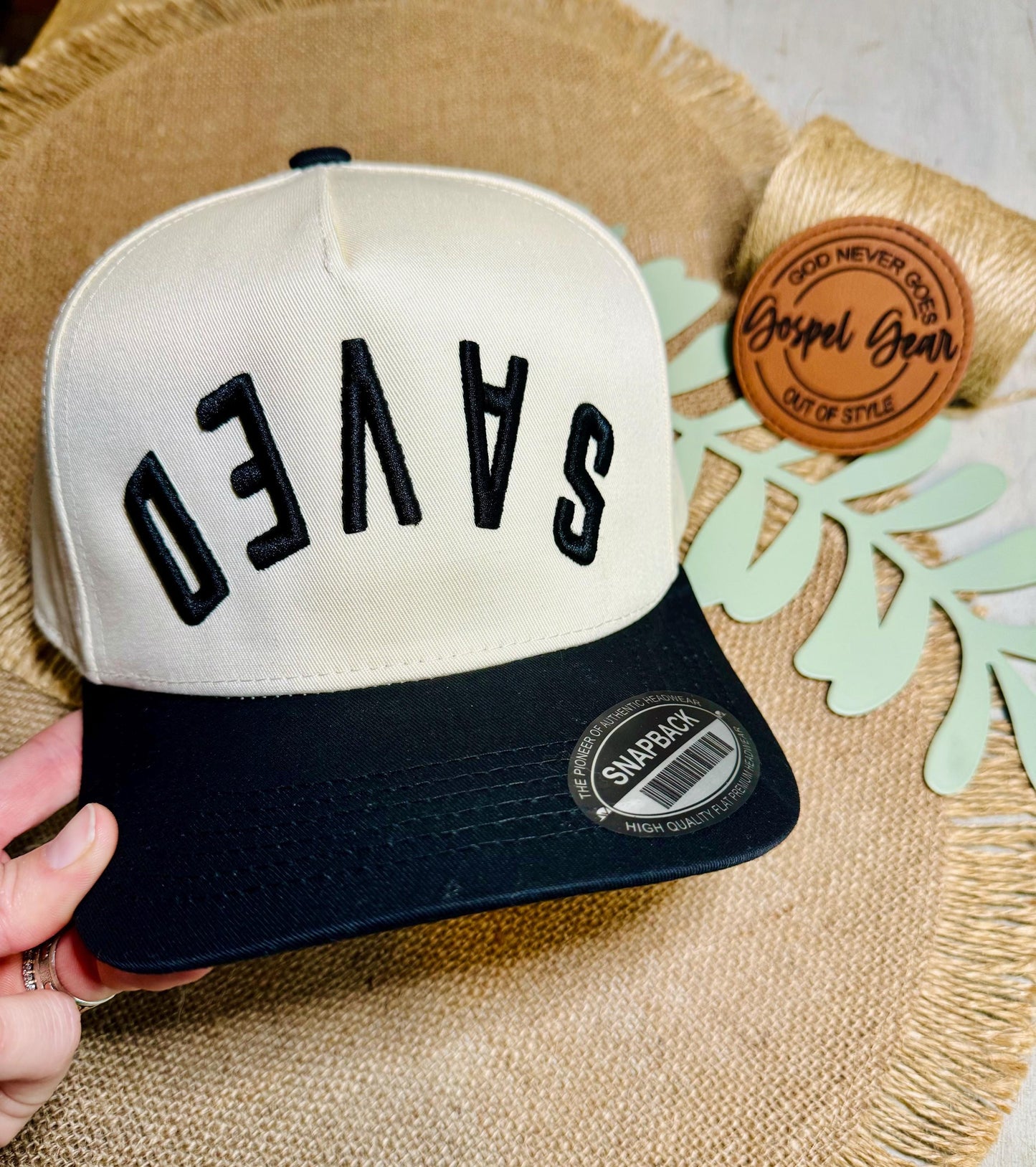 Christian Embroidered Hat, Upsidedown Puff Embroidered Hat, Vintage Hat, Jesus Hat, Dad Hat, Christian Gift, Canvas Puff Hat, Baseball Hat