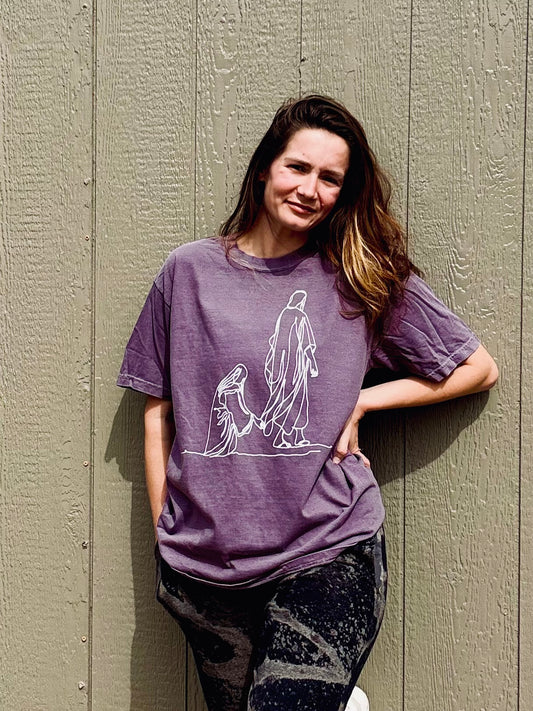 Hanging By A Thread - Christian Shirt - Christian Apparel - Graphic Tee - Christian Gift (8-1)