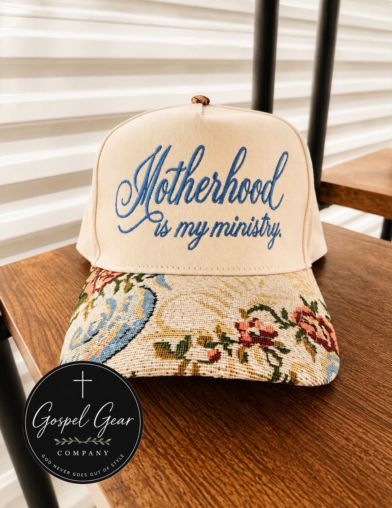 Motherhood Is My Ministry Embroidered Hat