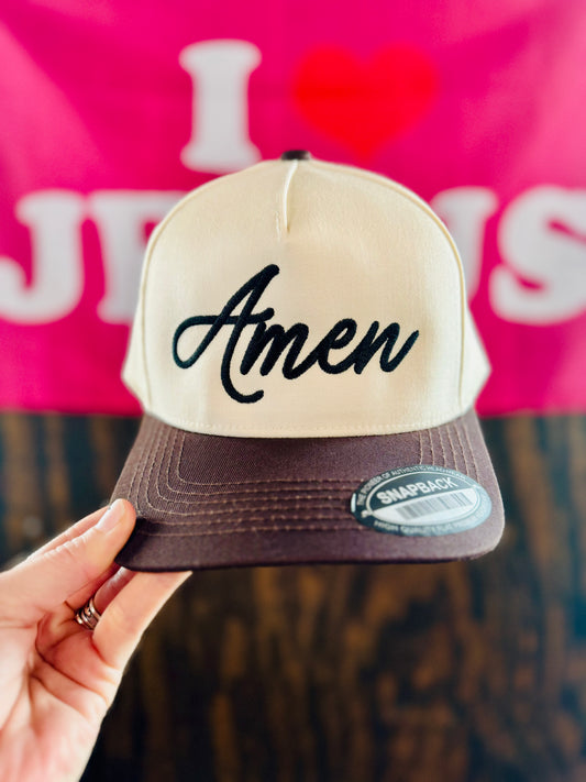 Amen Embroidered Hat