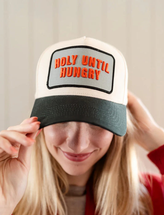 Holy Until Hungry Puff Embroidered Hat