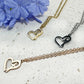 Cross My Heart Necklace - Christian Jewelry - Christian Necklace  - Christian Gift