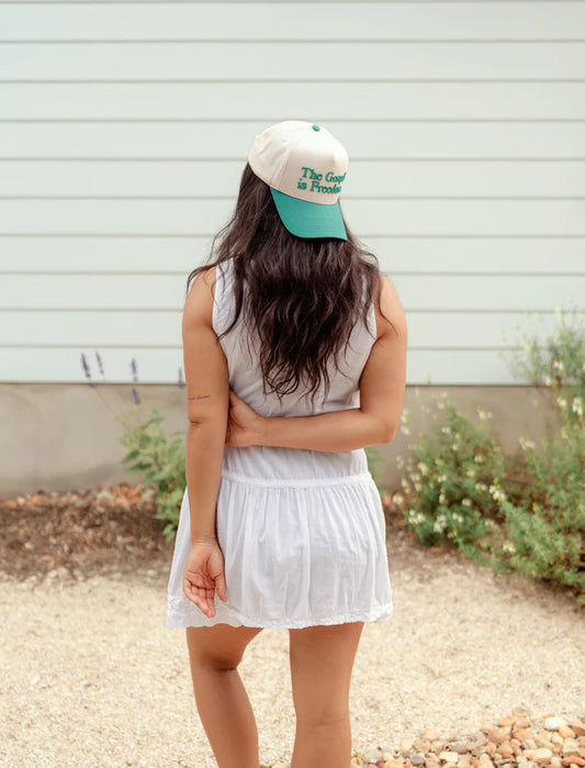 The Gospel Is Freedom Puff Embroidered Hat