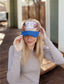 Why Would I Fear The Future Floral Puff Embroidered Hat