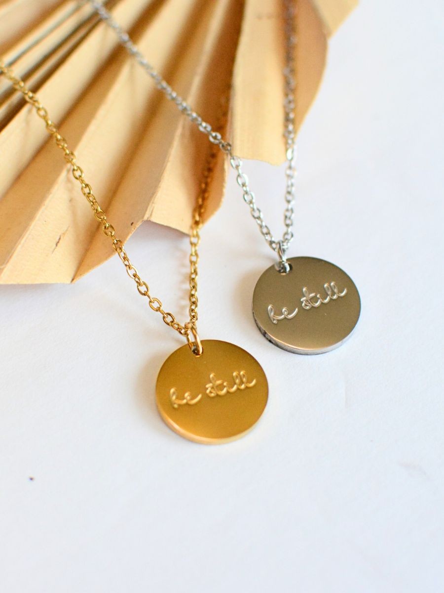 Be Still Pendant Necklace (C2)