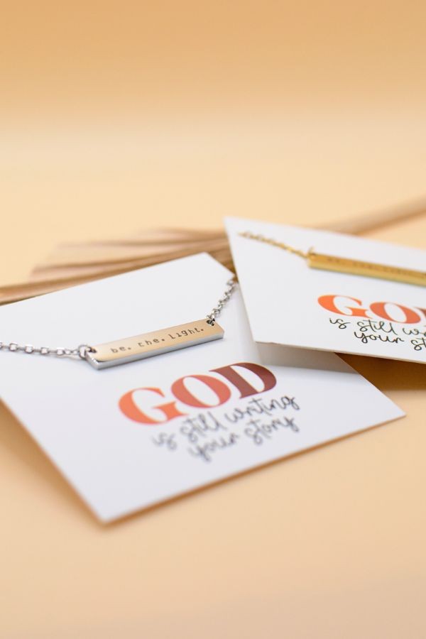 Be The Light Bar Necklace