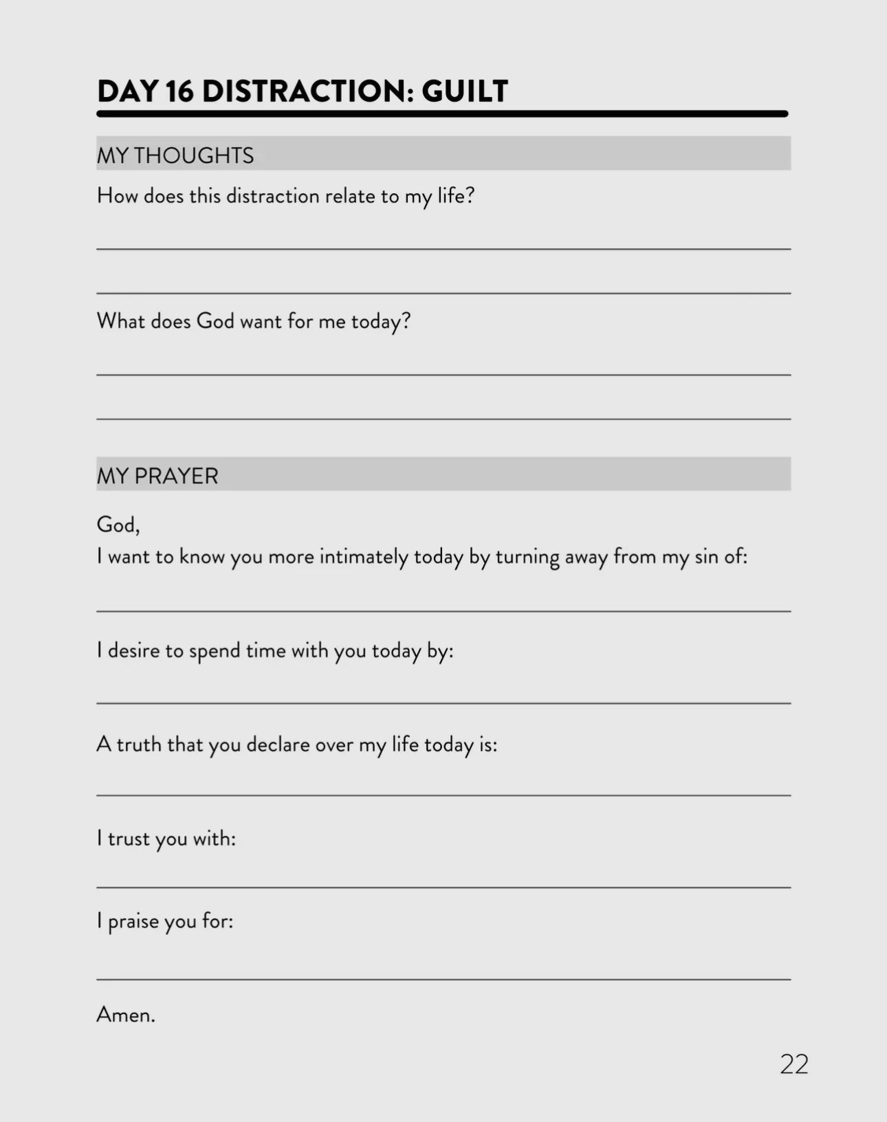 Distracted - 40 days to know God more & live more freed!