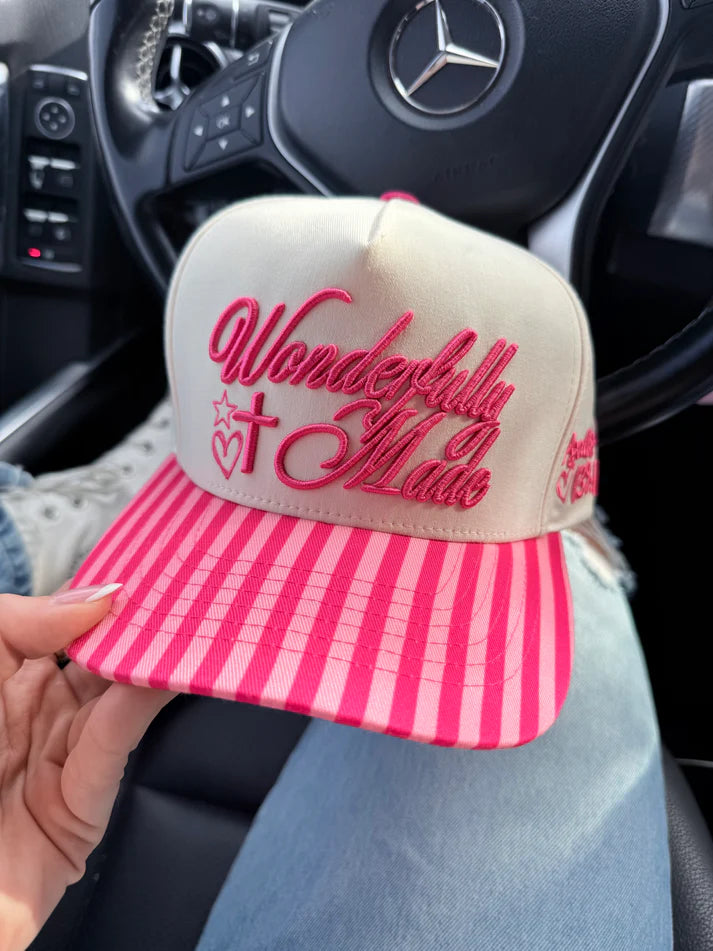 Wonderfully Made Puff Embroidered Hat