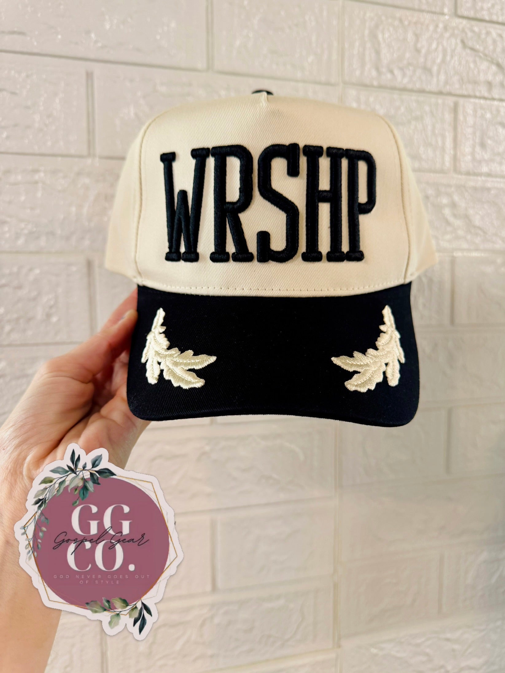 WRSHP Puff Embroidered Hat – Gospel Gear Co
