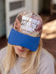Why Would I Fear The Future Floral Puff Embroidered Hat