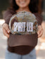 Spirit Led Floral Puff Embroidered Hat