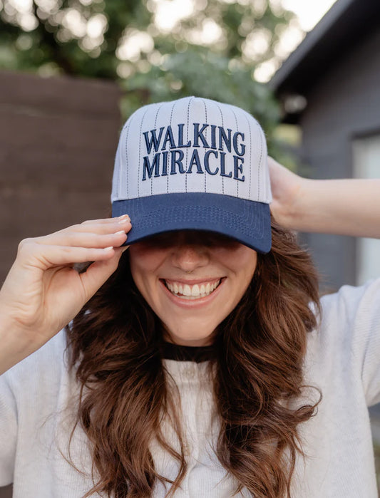 Walking Miracle Puff Embroidered Hat