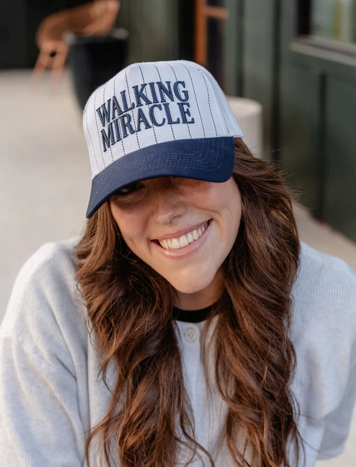 Walking Miracle Puff Embroidered Hat