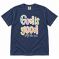 God Is Good All The Time Patchwork Graphic Shirt