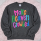 Make Heaven Crowded Fluffy Shirt -  Christian Shirt - Christian Apparel - Graphic Tee - Christian Gift (9-21)