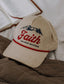 Faith Can Move Mountians Puff Embroidered Hat