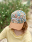 Pray About It Floral Puff Embroidered Hat