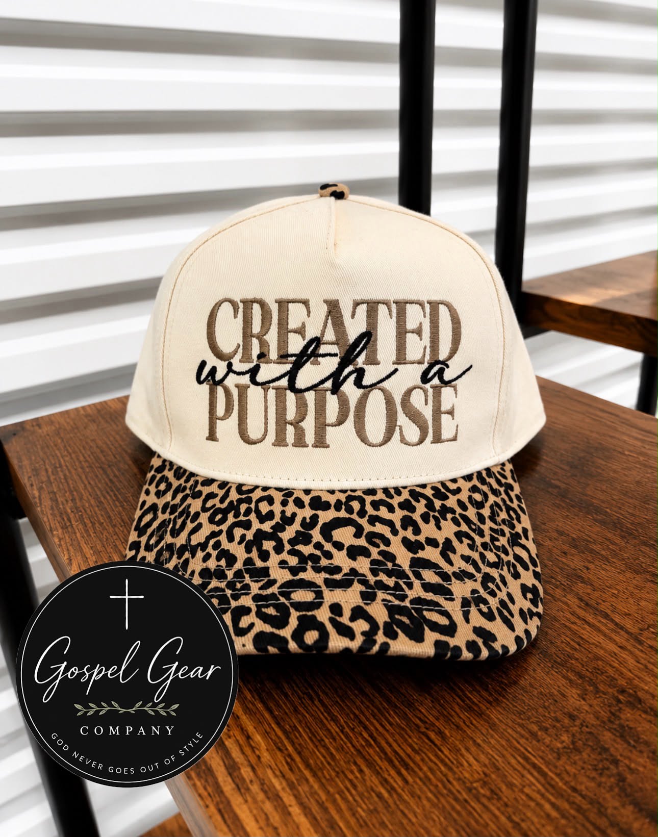 Created With A Purpose Embroidered Hat