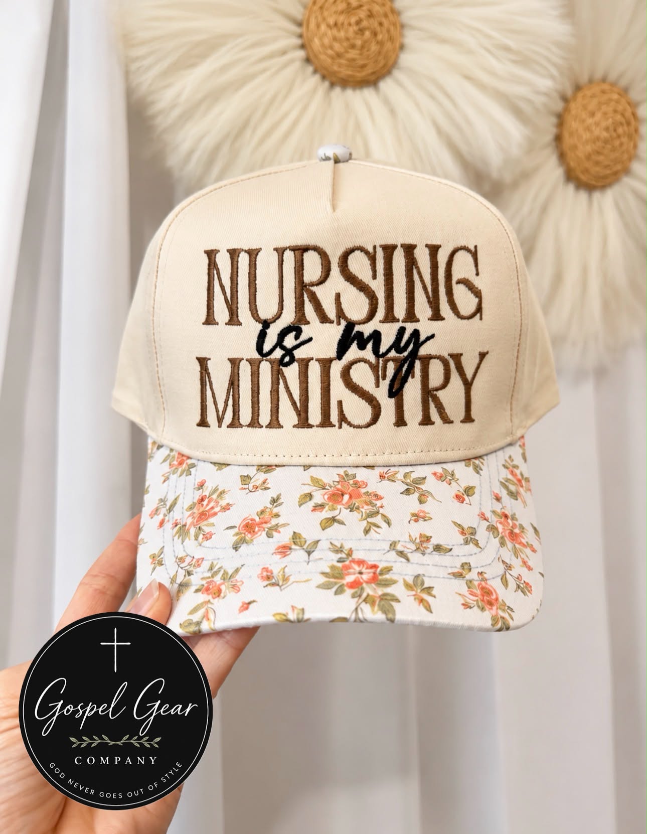 Nursing Is My Ministry Embroidered Hat