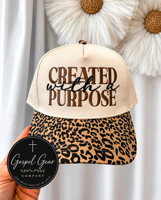 Created With A Purpose Embroidered Hat